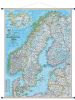 Mapa ścienna SKANDYNAWII - SKANDYNAWIA (Szwecja Norwegia Dania)